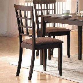 ACME 06851 Cardiff - Side Chair (Set of 2) - Dark Brown - 18"