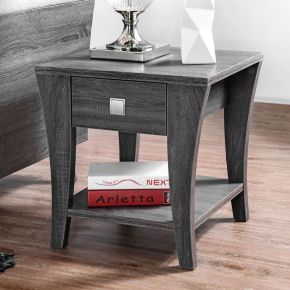 Furniture of America CM4085E Amity - End Table - Gray