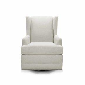 England Furniture 470-69N Reynolds Swivel Chair with Nails