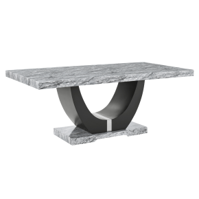 New Classic 40-3765-T Lyra - Dining Table Top & Base - Gray