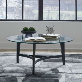 Liberty Furniture 644-OT1010 Capri - Round Cocktail Table - Espresso