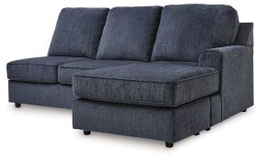 Signature Design by Ashley® 9530203 Albar Place - Raf Sofa Chaise - Cobalt