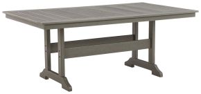 Signature Design by Ashley® P802-625 Visola - Gray - Rect Dining Table W/Umb Opt