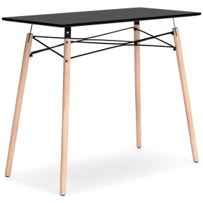 Signature Design by Ashley® H020-10 Jaspeni - Black / Natural - Home Office Desk
