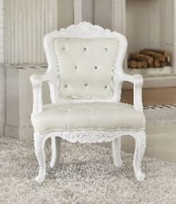 ACME 59130 Pascal - Accent Chair - White Frame & PU