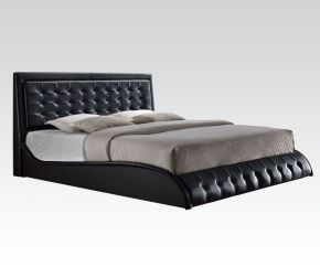 ACME 20660Q Tirrel - Queen Bed - Black PU