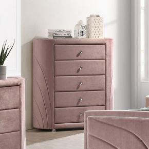 ACME BD01187 Salonia - Chest - Pink Velvet