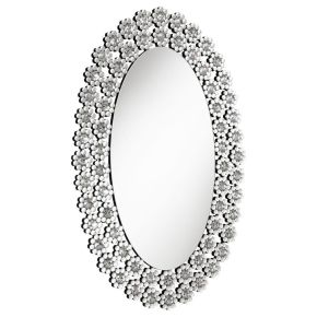 CoasterElevations 961615 Colleen - Oval Wall Mirror - Silver