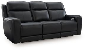 Signature Design by Ashley® PCU1090215 5Z-Comfort - Power Reclining Sofa With Adjustable Headrest - Onyx