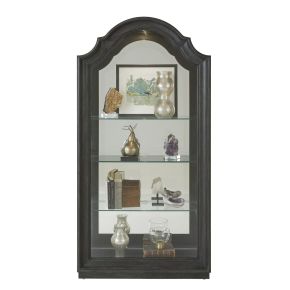 Pulaski Furniture P021766 Traditional Side Entry Curio - Dark Gray
