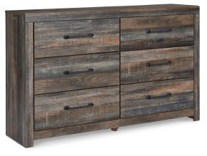 Signature Design by Ashley® B211-31 Drystan - Six Drawer Dresser - Brown / Beige