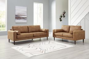 Signature Design by Ashley® 41002/38/35 Telora - 2 Pc. - Sofa, Loveseat - Caramel