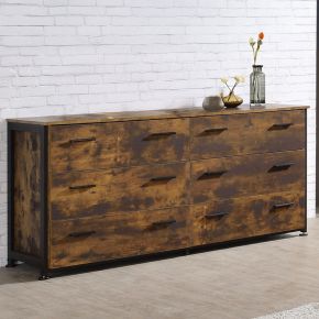 ACME 24265 Juvanth - Dresser - Rustic Oak & Black