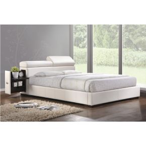 ACME 20417EK Manjot - Eastern King Bed - White PU