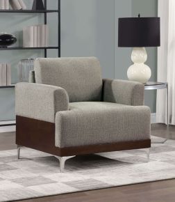 Furniture of America CM6458GY-CH Vallarta - Chair - Gray