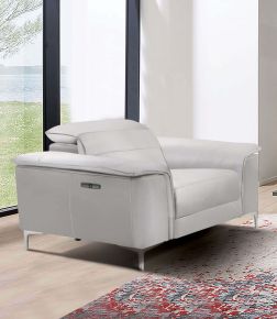 Furniture of America CM9927FG-CH-PM Ascona - Power Recliner - Light Taupe