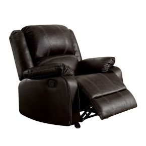 ACME LV52282 Zuriel - Motion Rocker Recliner - Dark Brown