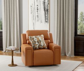 Catnapper 631507-1286/26-3086/26 Catnapper 631507-1286/26-3086/26 Arezzo - Power Headrest Power Lay Flat Recliner With Zero Gravity/Extended Ottoman - Whiskey