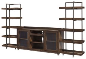 Ashley Furniture W633W1 Ashley Furniture W633W1 Starmore - 3 Pc. - Entertainment Center - 70" TV Stand - Brown