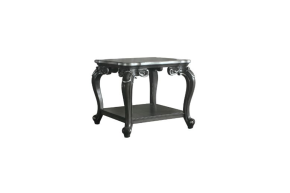 ACME 88832 House - Delphine - End Table - Charcoal Finish