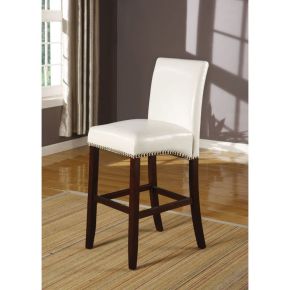 ACME 96168 Jakki - Counter Height Chair (Set of 2) - White PU