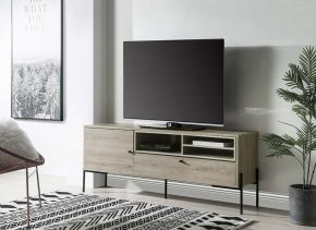 ACME LV01074 Hattie - TV Stand - Rustic Oak Finish