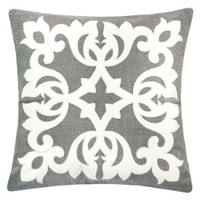 Furniture of America PL8057-2PK Trudy - Pillow (Set of 2) - Silver