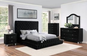 Furniture of America CM7227BK-Q-BED Stefania - Queen Bed - Black