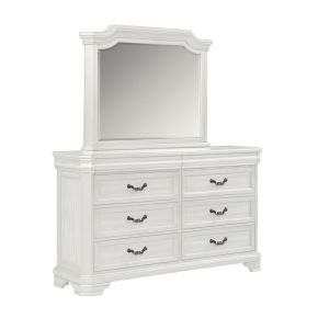 New Classic B493W-060 New Classic B493W-060 Lyndhurst - Landscape Mirror - Vintage White