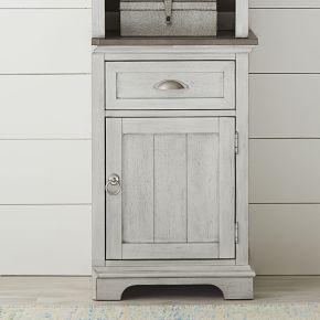 Liberty Furniture 303W-ER74B Ocean Isle - Right Pier Base - Antique White