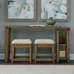 Liberty Furniture 930-OT-A3PCS Carolina Park - 3 Piece Console Set - Amber Brown