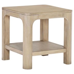 Coaster Fine Furniture 723487 Solano - Square Wood Side End Table With Shelf - Weathered Mango