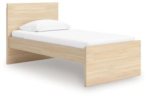 Signature Design by Ashley® EB9632B4 Onita - Twin Panel Platform Bed - Natural