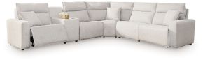 Ashley Furniture 65907S36 Modmax II - 6-Piece Power Reclining Sectional With Console - Stone