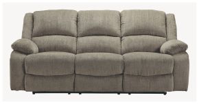 Ashley Furniture 7650588 Draycoll - Light Gray - Reclining Sofa
