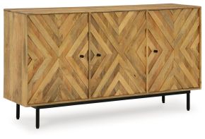 Signature Design by Ashley® A4000570 Cadewick - Natural - Accent Cabinet