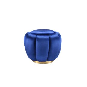 ACME 96464 ACME 96464 Heiress - Ottoman - Sapphire Blue Velvet