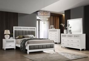 CoasterEveryday 205891Q-S5 Barzini - Queen 5 Piece Bedroom Set - White