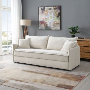 ACME LV03810 Elisea - Sofa With Sleeper - Beige Fabirc