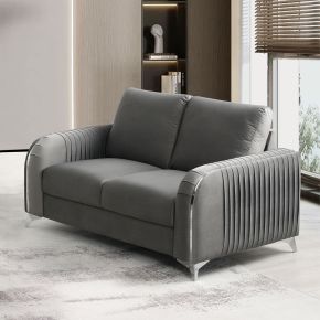 ACME LV01711 Wenona - Loveseat - Gray Velvet
