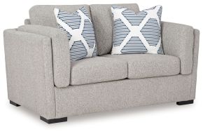 Benchcraft® 5450335 Benchcraft® 5450335 Evansley - Loveseat - Pewter