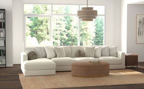 Jackson 2235/75/31/37/4-16 Ritzy - 4 Piece Modular Sectional (LSF Chaise) - Bone