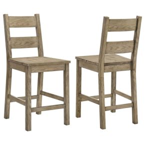Coaster Fine Furniture 192929 Cardova - Counter Height Dining Chair (Set of 2) - Vineyard Oak