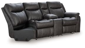 Signature Design by Ashley® PC1300149 Sultan Meadow - RAF Reclining Loveseat - Eclipse