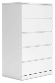 Ashley Furniture EB9630-245 Onita - Five Drawer Chest - White