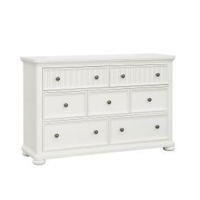Samuel Lawrence Furniture S920-410 Savannah - 7-Drawer Dresser - White Finish