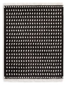 Signature Design by Ashley® R405951 Minston - Black / White - Large Rug