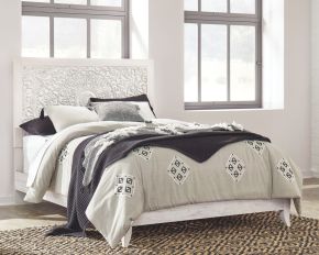 Signature Design by Ashley® B181/57/54 Paxberry - Queen Panel Bed - Whitewash