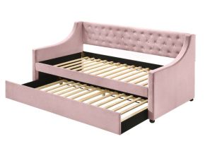ACME 39380 Lianna - Twin Daybed - Pink Velvet