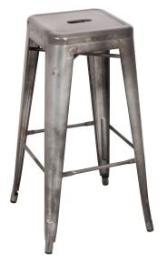 ACME 96251 Kiara - Stool (Set of 2) - Antique Silver